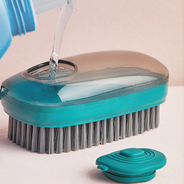 Makkafinds® Kitchen Cleaning Brush Liquid Soap Dispenser