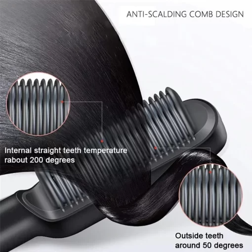 Makkafinds® 2-in-1 HAIR STRAIGHTENER COMB