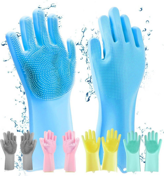 Makkafinds® Original Magic Silicon Dish-washing Gloves
