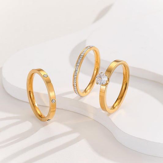 Makkafinds® Minimalist Gold Rings