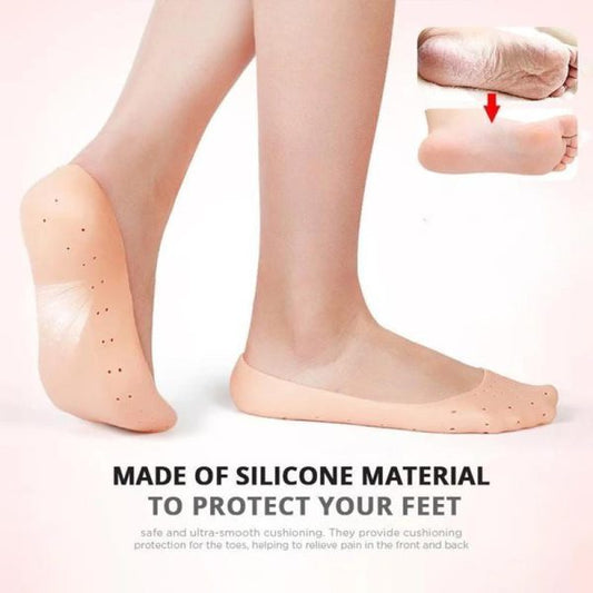 Makkafinds® Anti Crack Full Length Silicone Foot Protector