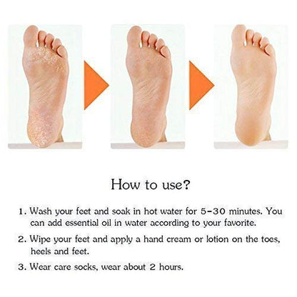 Makkafinds® Anti Crack Full Length Silicone Foot Protector