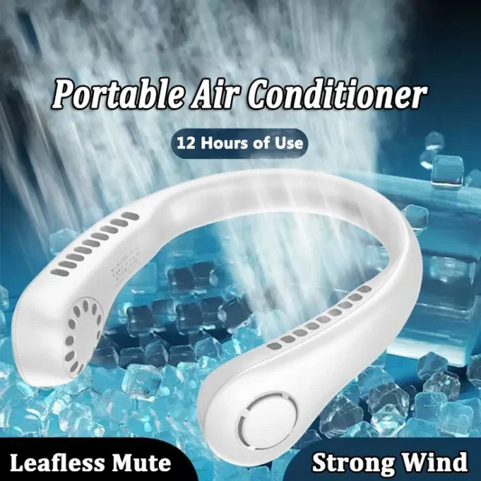 Makkafinds® Mini Neck Portable Air Cooler Fan