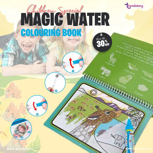Makkafinds® Magic Water Drawing Coloring Book