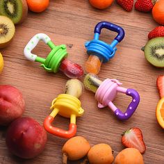 Makkafinds® Baby Spoon Feeder | With Fruit Pacifier