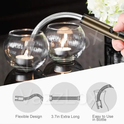Makkafinds®Flexible USB Chargeable Lighter
