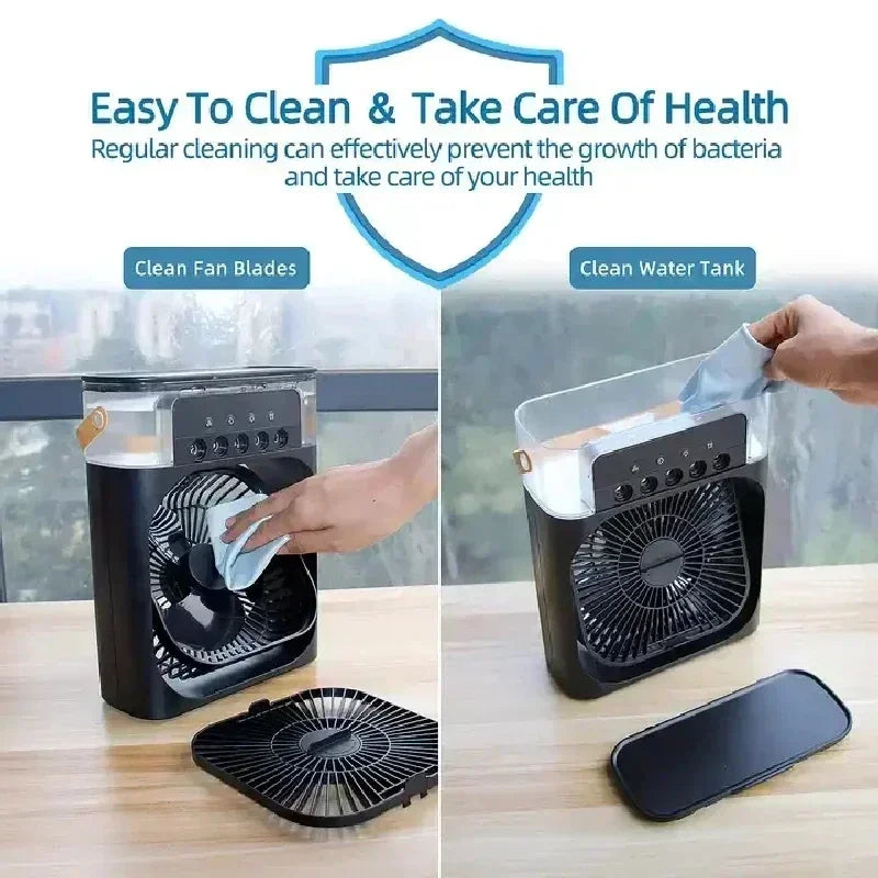 Makkafinds® Portable Air Conditioner Fan Household Hydrocooling Water mist Cooler