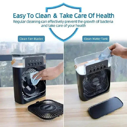Makkafinds® Portable Air Conditioner Fan Household Hydrocooling Water mist Cooler