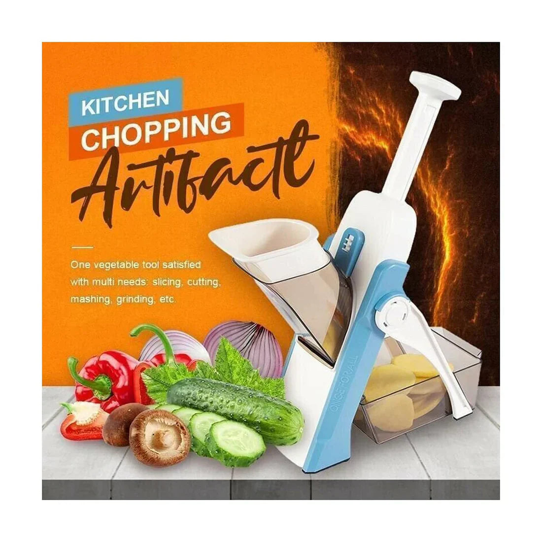 Makkafinds® Mandoline Slicer | Vegetable Cutter & Slicer
