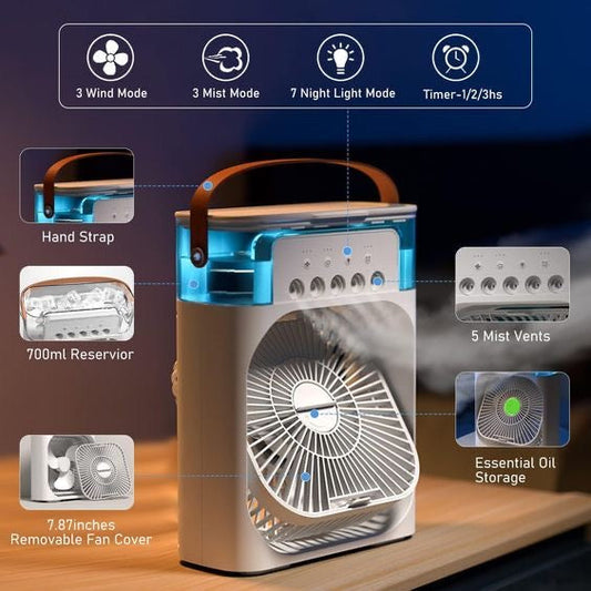 Makkafinds® Mini Portable Air Cooling Fan