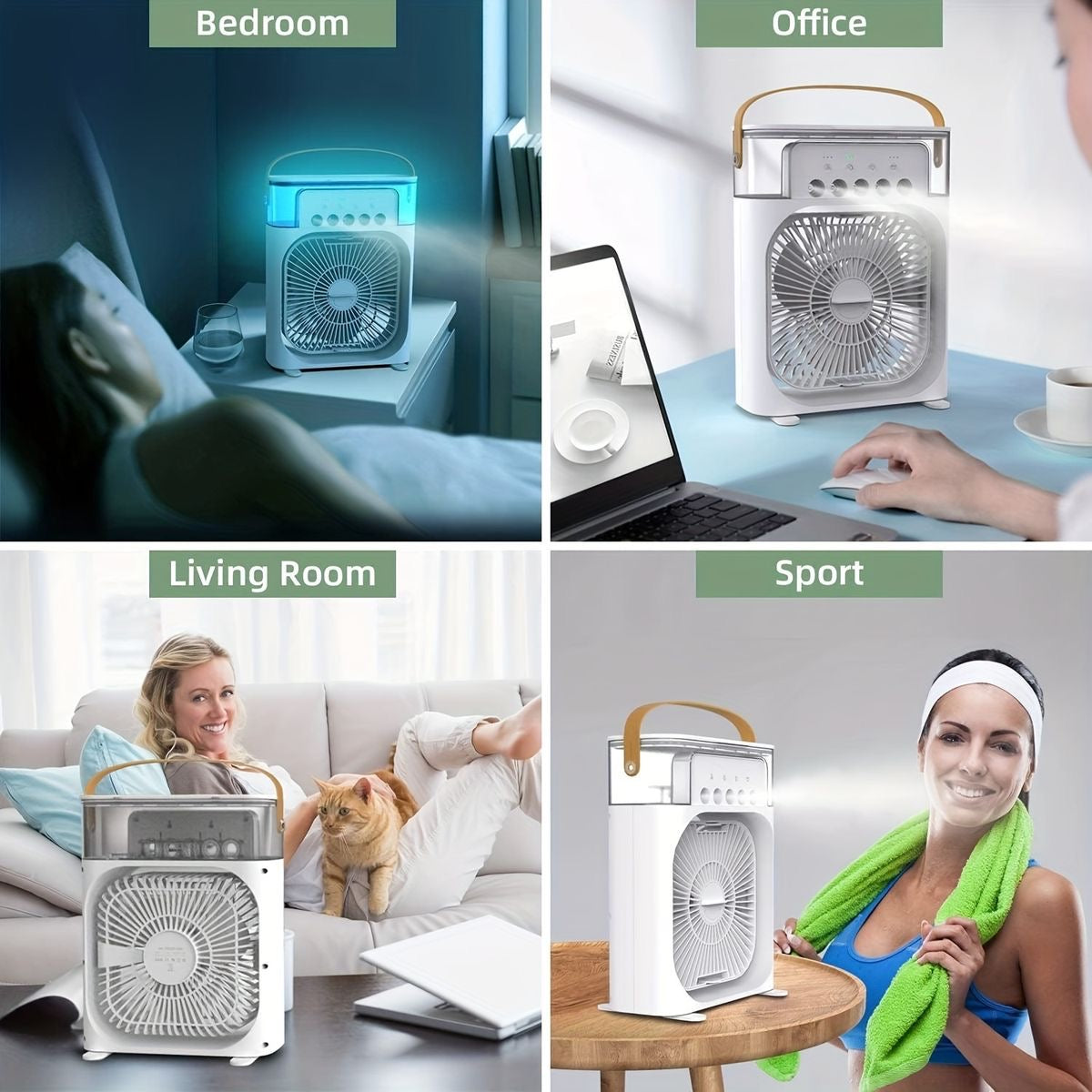 Makkafinds® Mini Portable Air Cooling Fan