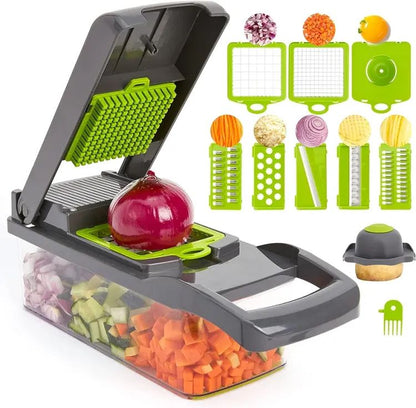 Makkafinds® Vegetable and fruit cutter nicer dicer all in one