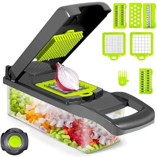 Makkafinds® Vegetable and fruit cutter nicer dicer all in one