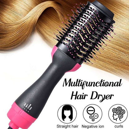 Makkafinds®Hot Air Brush Multi-Function HairDryer Straightener Curler CombOne Step Professional Salon Hai..