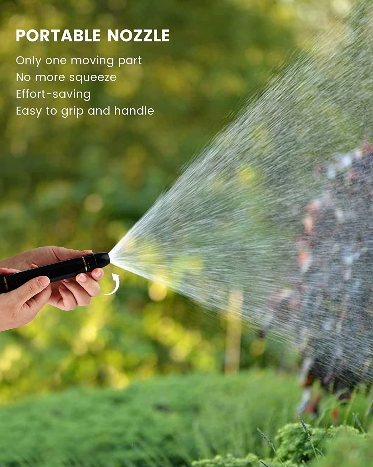 Makkafinds® Metal Body Black Nozzle - Cleans Effortlessly