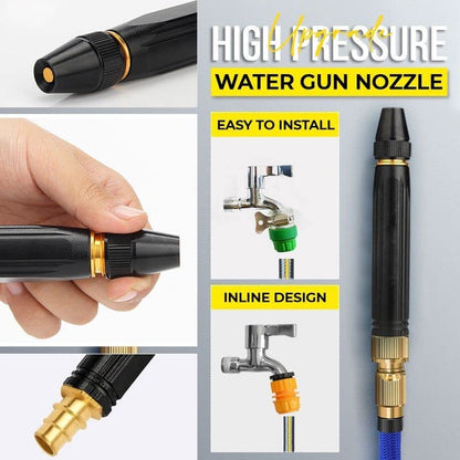 Makkafinds® Metal Body Black Nozzle - Cleans Effortlessly