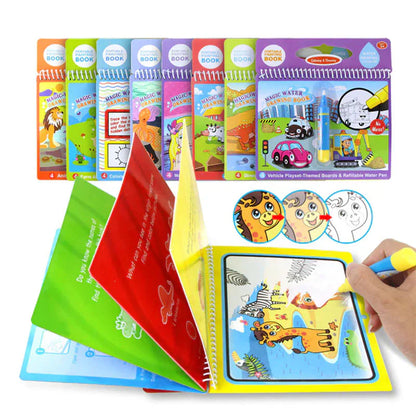 Makkafinds® Magic Water Drawing Coloring Book