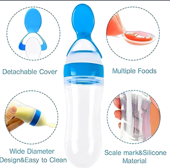 Makkafinds® Baby Spoon Feeder | With Fruit Pacifier