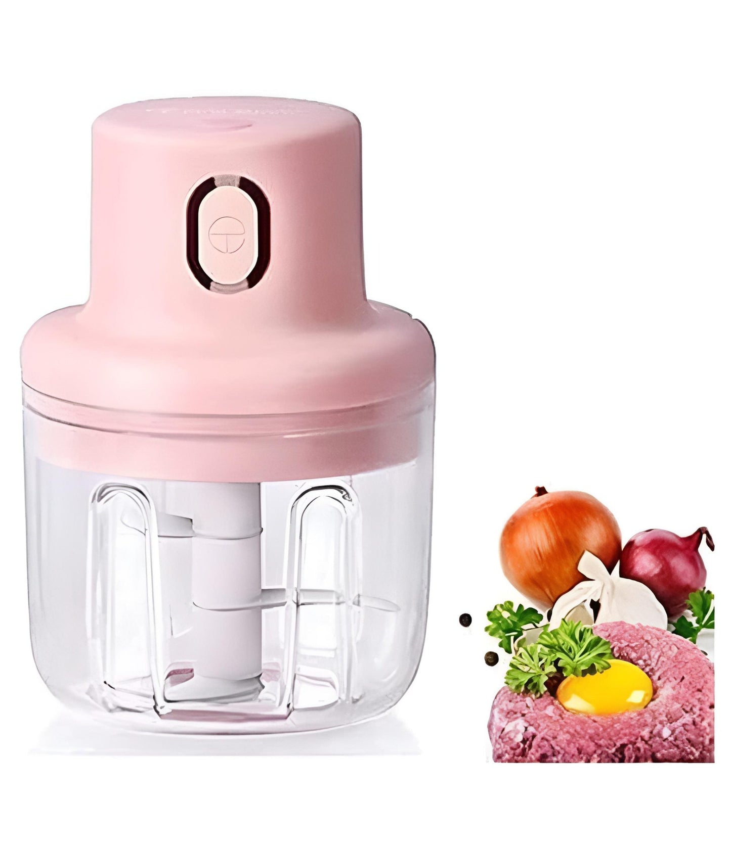 Makkafinds® Portable Mini Electric Garlic Food Chopper
