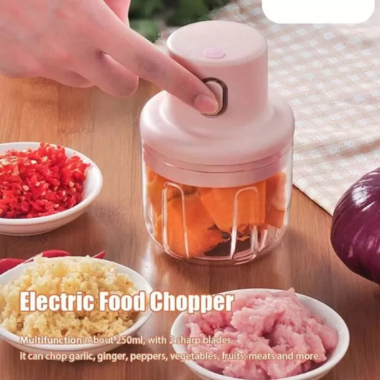 Makkafinds® Portable Mini Electric Garlic Food Chopper