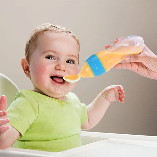 Makkafinds® Baby Spoon Feeder | With Fruit Pacifier