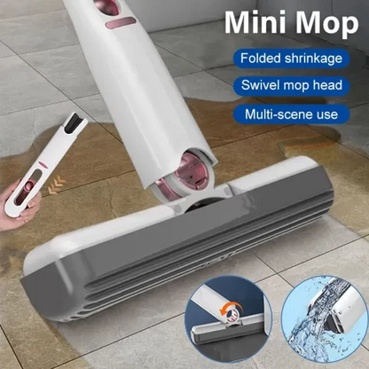Makkafinds® New Portable Mini Squeeze Mop