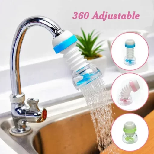 Makkafinds® Adjustable Rotating Water Saving Faucet