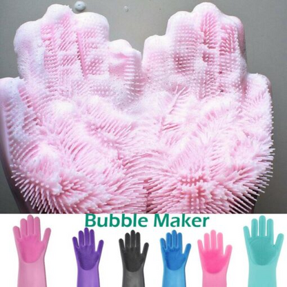 Makkafinds® Original Magic Silicon Dish-washing Gloves