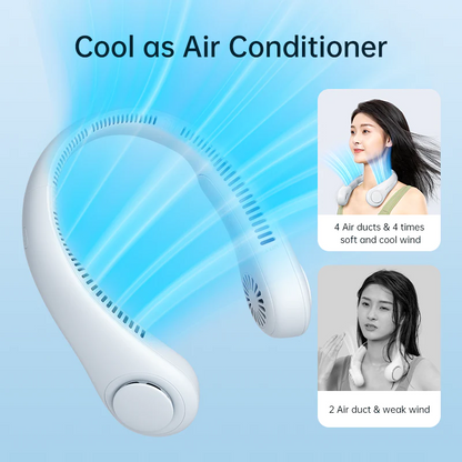Makkafinds® Mini Neck Portable Air Cooler Fan