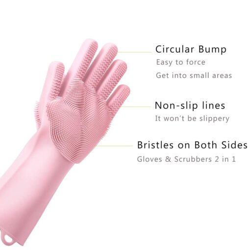 Makkafinds® Original Magic Silicon Dish-washing Gloves