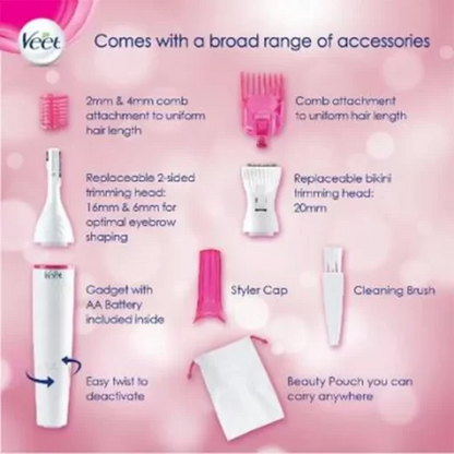 Makkafinds® 4 in 1 Sensitive Touch Electric Trimmer