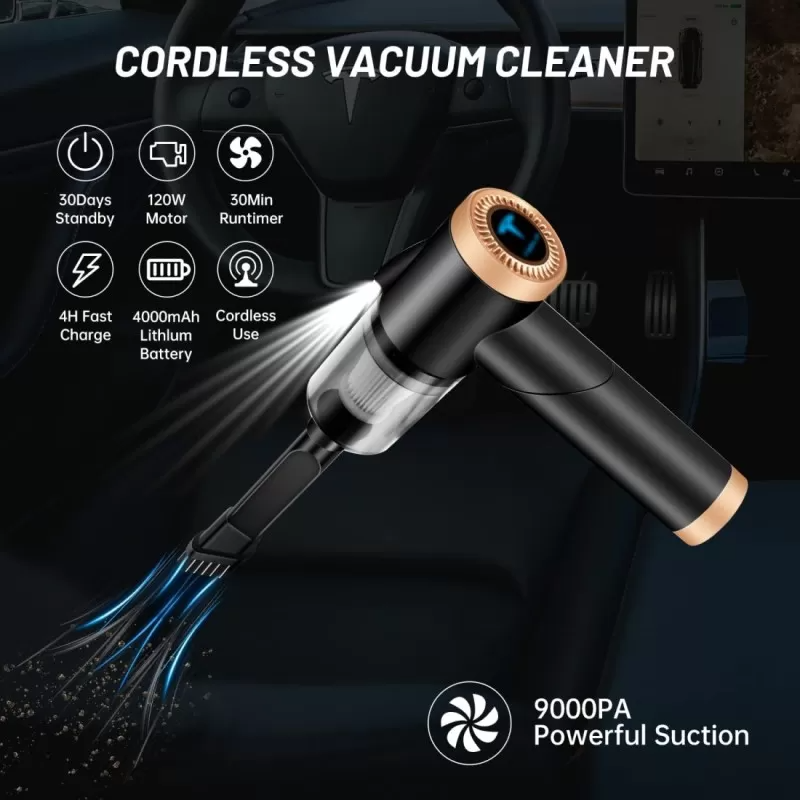Makkafinds® multifunctional 3 in 1 Mini Handheld Car Vacuum Cleaner
