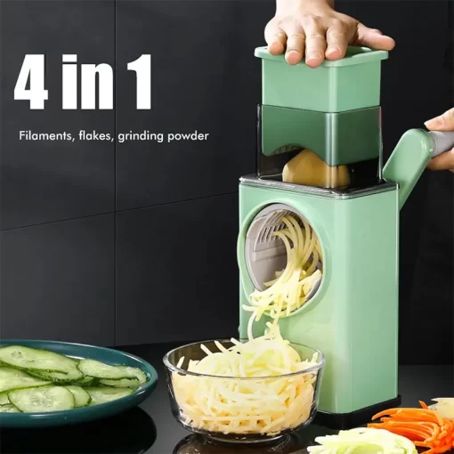 Makkafinds® 3 In 1 Round Cutter Vegetable Slicer Manual