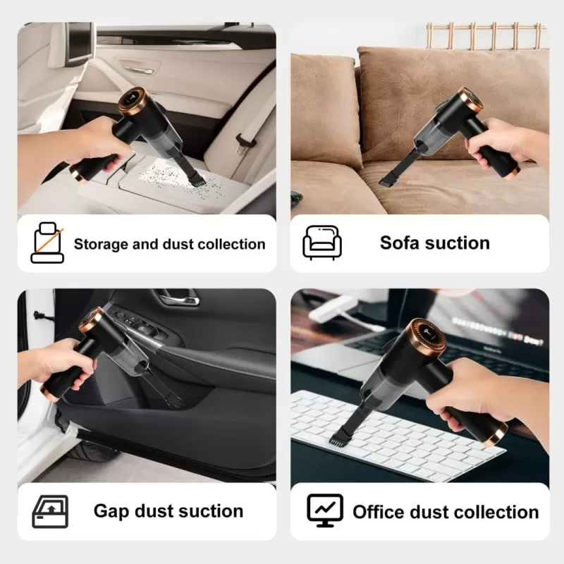 Makkafinds® multifunctional 3 in 1 Mini Handheld Car Vacuum Cleaner