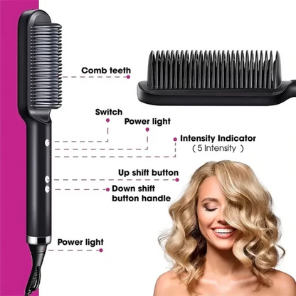 Makkafinds® 2-in-1 HAIR STRAIGHTENER COMB