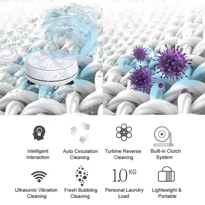 Makkafinds® 3 In 1 Mini Washing Machine Portable Rotating washer