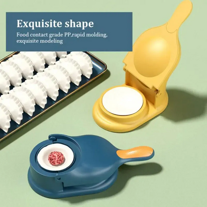 Makkafinds® 2 In 1 Efficient Dumpling Maker Manual Dough Presser