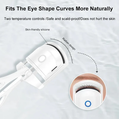 Makkafinds® Portable Electric Heated Eyelash Curler