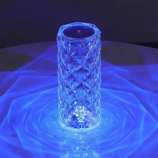 Makkafinds® Crystal Lamp Diamond Light Projector 16 Colors Touch & Remote Control