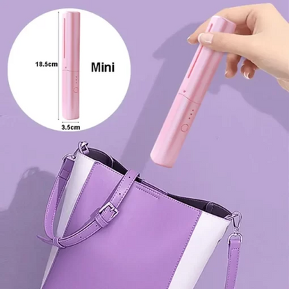Makkafinds® Travel Comb Cordless Rechargeable Hair Straightener