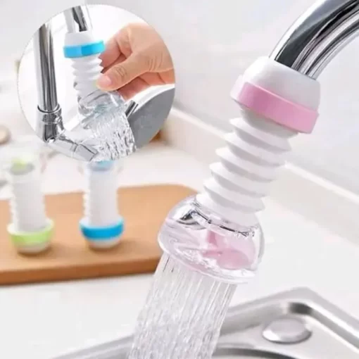Makkafinds® Adjustable Rotating Water Saving Faucet