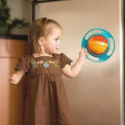 Makkafinds®Gyro Bowl for kids | 360 Degree bowl