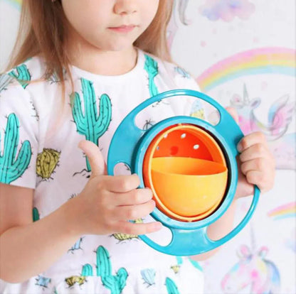 Makkafinds®Gyro Bowl for kids | 360 Degree bowl